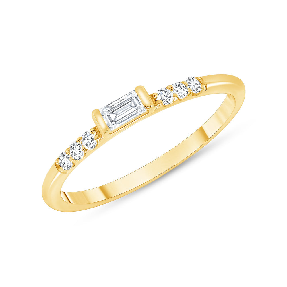 Throne Baguette Diamond Ring