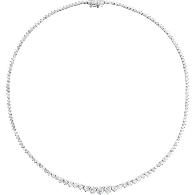 10 Carat Eclipse Of Diamonds Necklace
