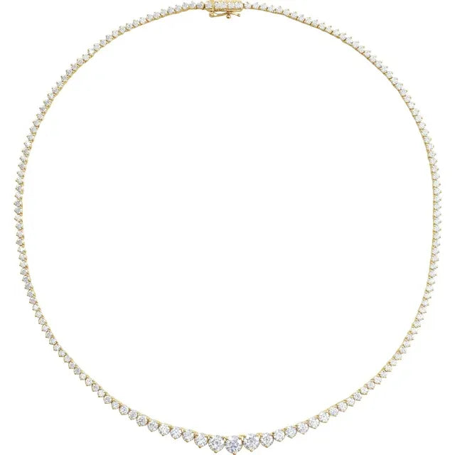 10 Carat Eclipse Of Diamonds Necklace