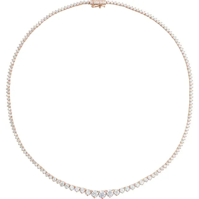 10 Carat Eclipse Of Diamonds Necklace