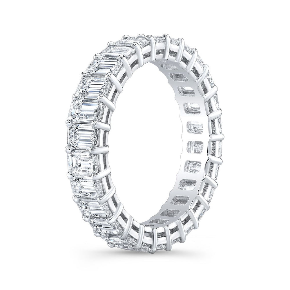 4 Carat Emerald Eternity Band
