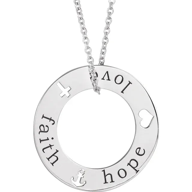 Faith, Hope & Love Necklace