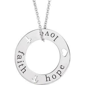 Faith, Hope & Love Necklace
