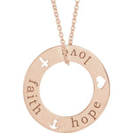 Faith, Hope & Love Necklace