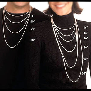14K Solid Gold Figaro Chain 10mm