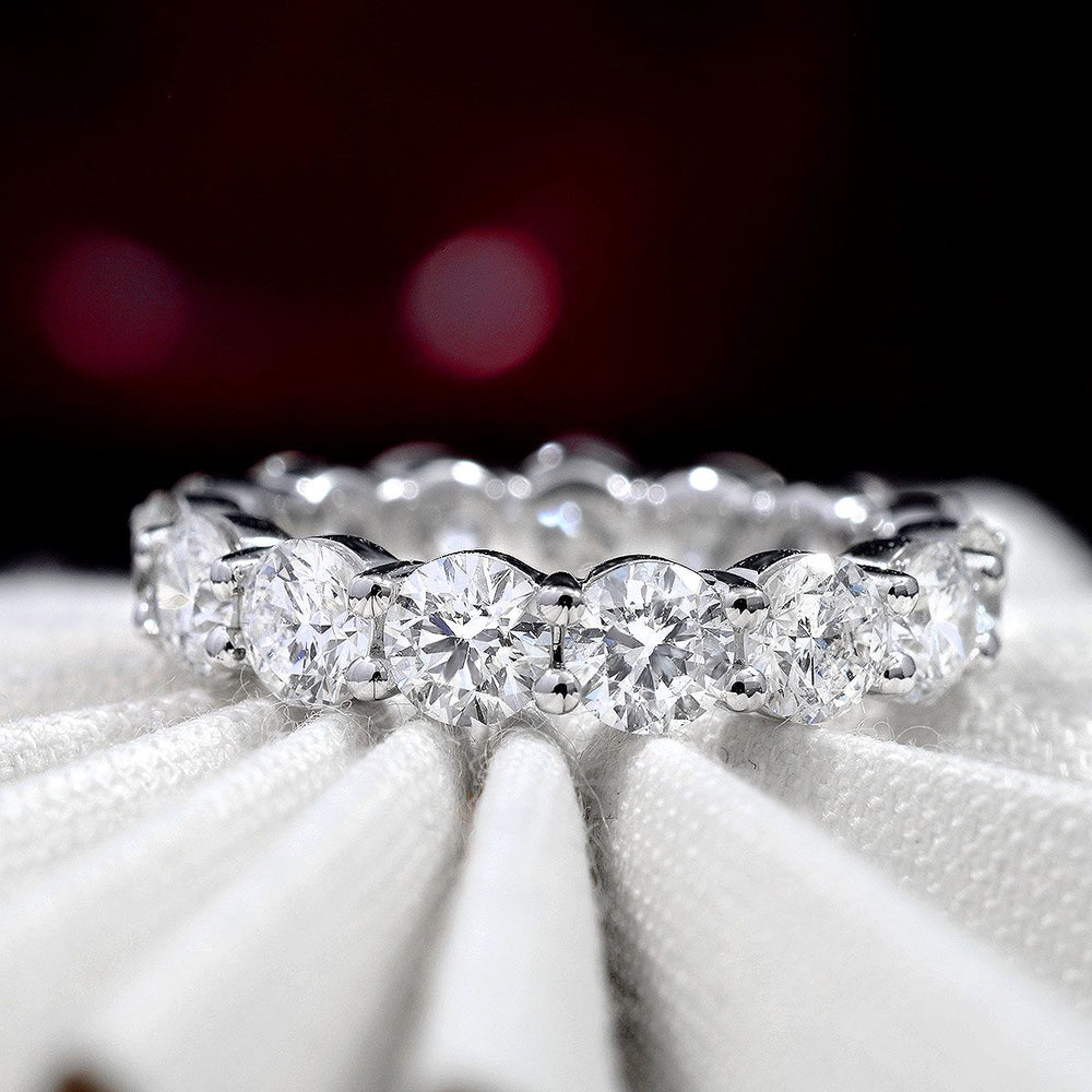 4 Carat Round Eternity Ring