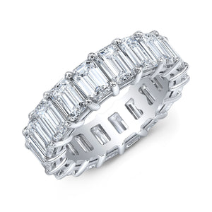 8 Carat Emerald Eternity Band (GIA Certified)