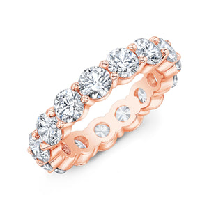 6 Carat Round Eternity Ring