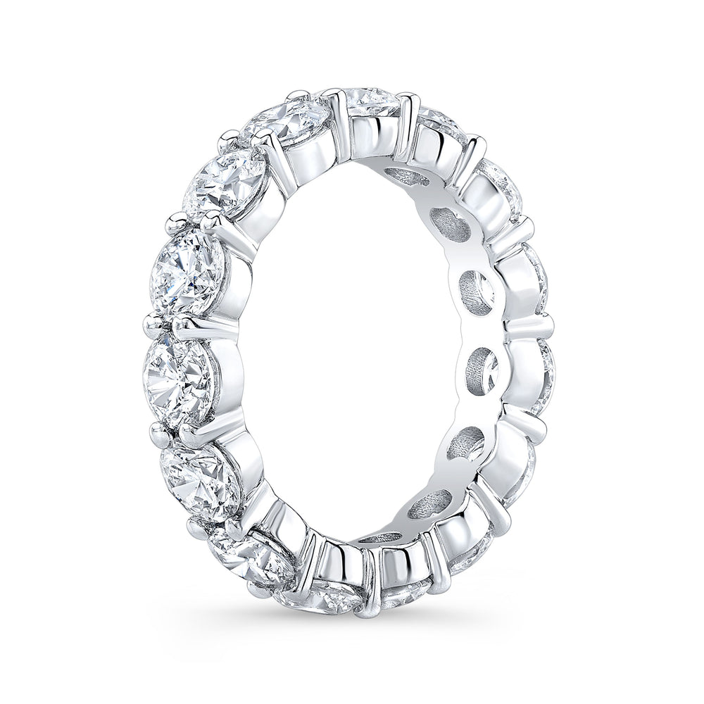 4 Carat Round Eternity Ring