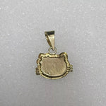 Kitty Cat Pendant 14K Solid Yellow Gold Charm