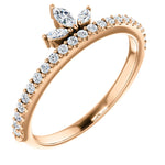 Crown Diamond Ring