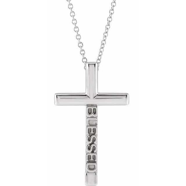 Our Father” Cross Necklace – Simply Blessed Studio