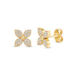 Flower Diamond Earrings