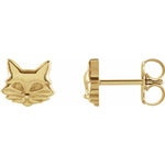 Cat Stud Earrings