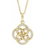 Celtic Diamond Necklace