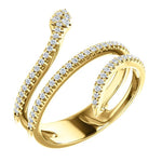 Snake Diamond Ring