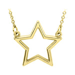 Gold Star Pendant Necklace