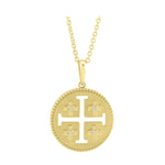 Jerusalem Cross Diamond Necklace