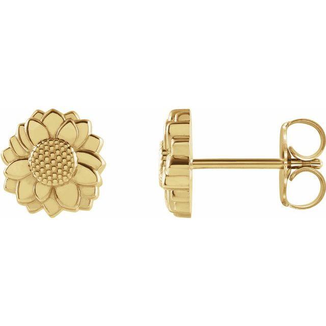Sunflower Stud Earrings