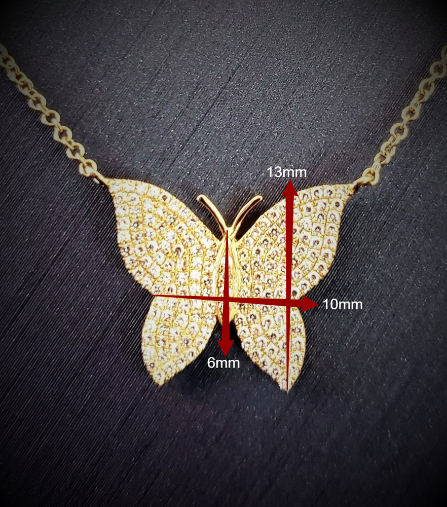 Butterfly Diamond Necklace