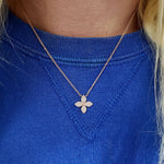 Flower Diamond Necklace