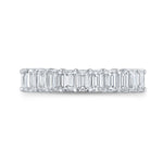 4 Carat Emerald Cut Diamond Eternity Band