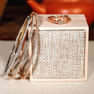 Bracelet Bangle Diamond 3 Jewelry Set