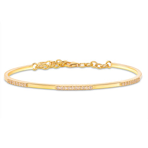 yellow gold diamond cuff bangle 