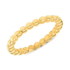Circus Gold Ball Ring