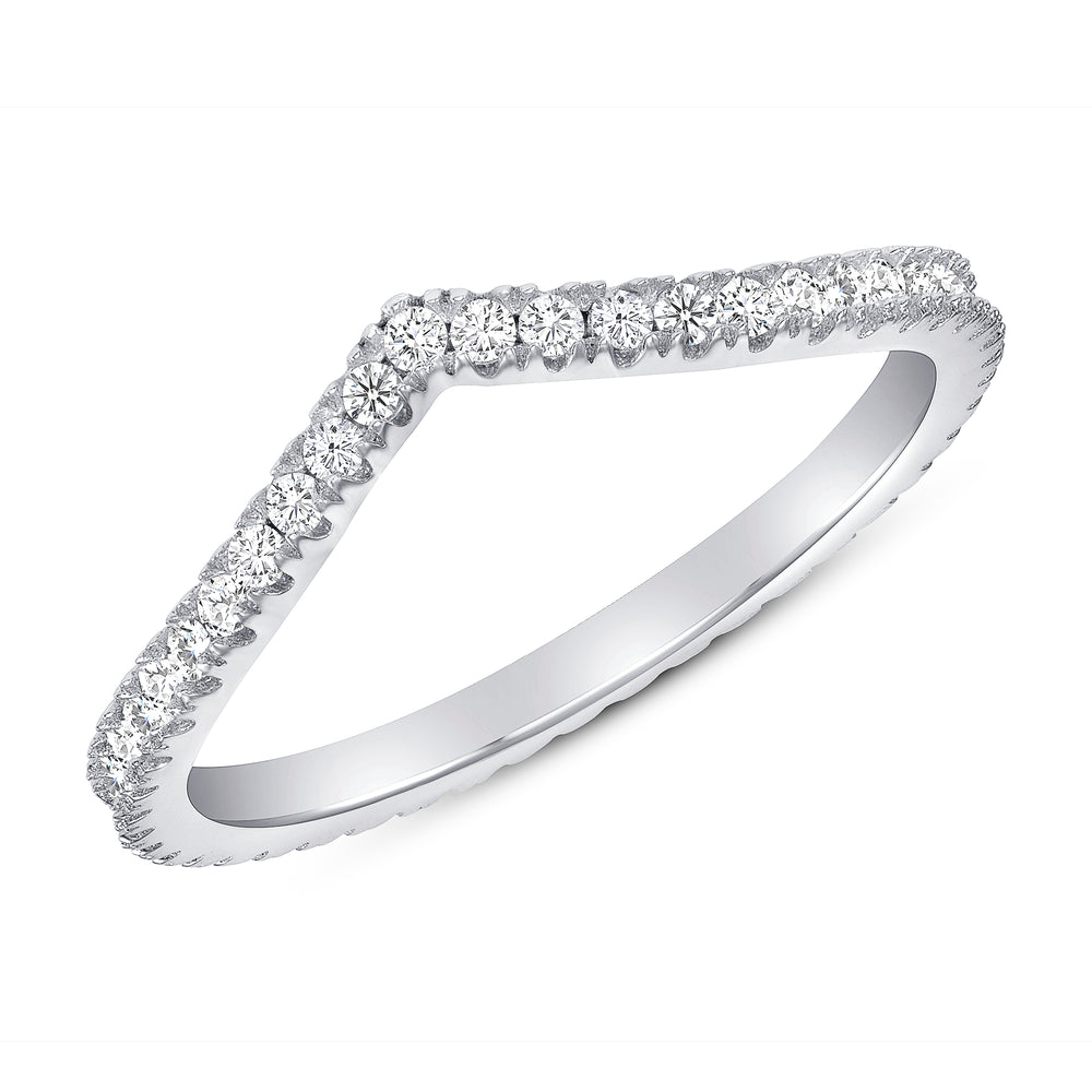 White Gold Diamond Ring 