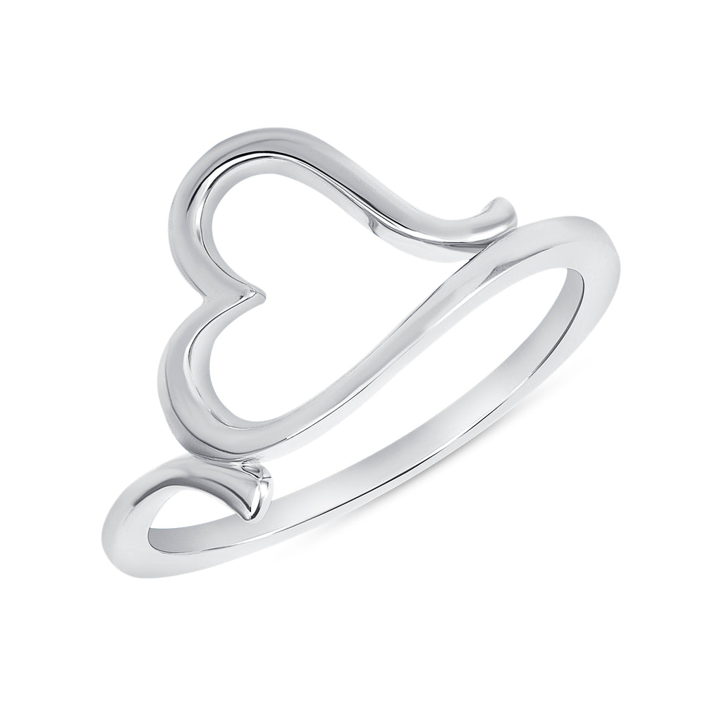 gold heart ring