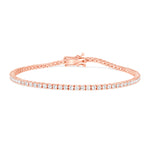 White Gold Tennis Diamond Bracelet 