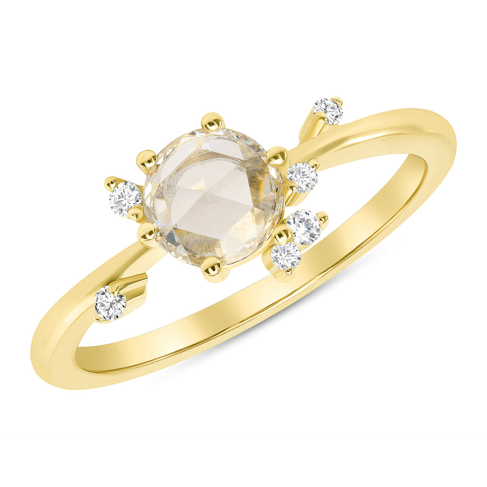 yellow gold meadow ring