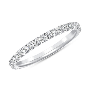 White gold melody diamond ring 