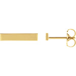 Personalized Bar Earrings (Engrave-able)