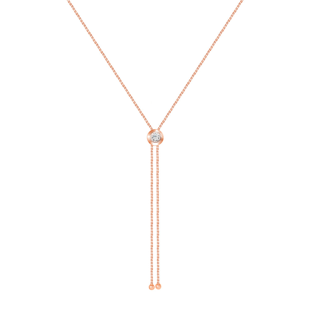 Rose Gold Rodeo pendant necklace