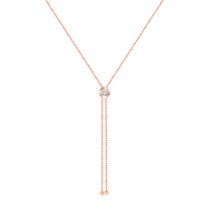 Rose Gold Rodeo pendant necklace