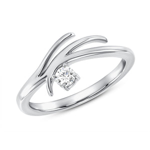 White Gold Diamond Tier Ring