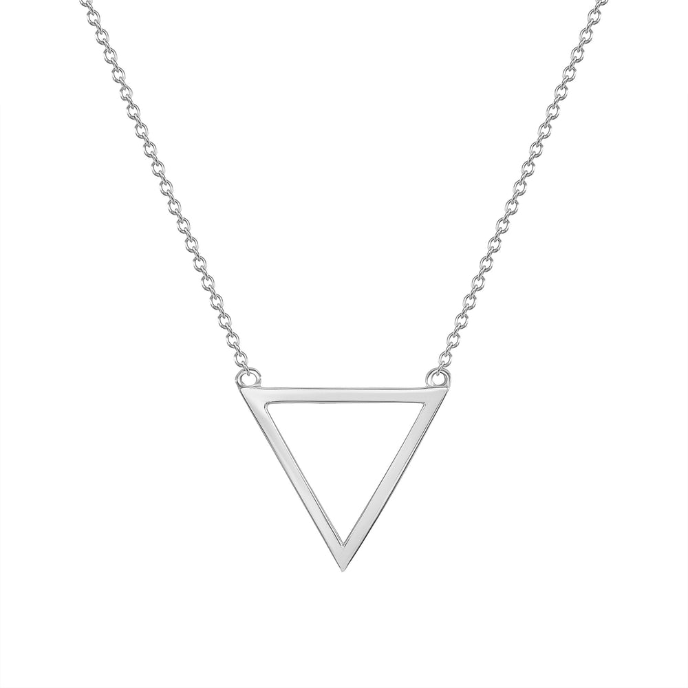 Vintage Uno A Erre Triangular Link Diamond Necklace, 17” Long – Alpha &  Omega Jewelry