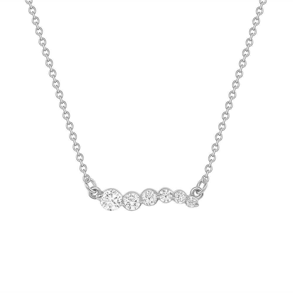 Up, Up & Away Diamond Necklace Pendant White Gold