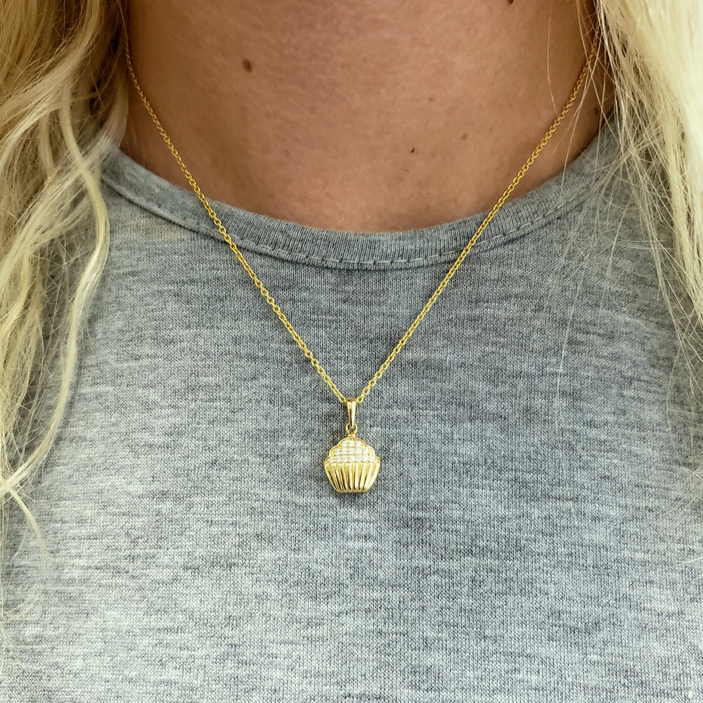 Cupcake Diamond Necklace
