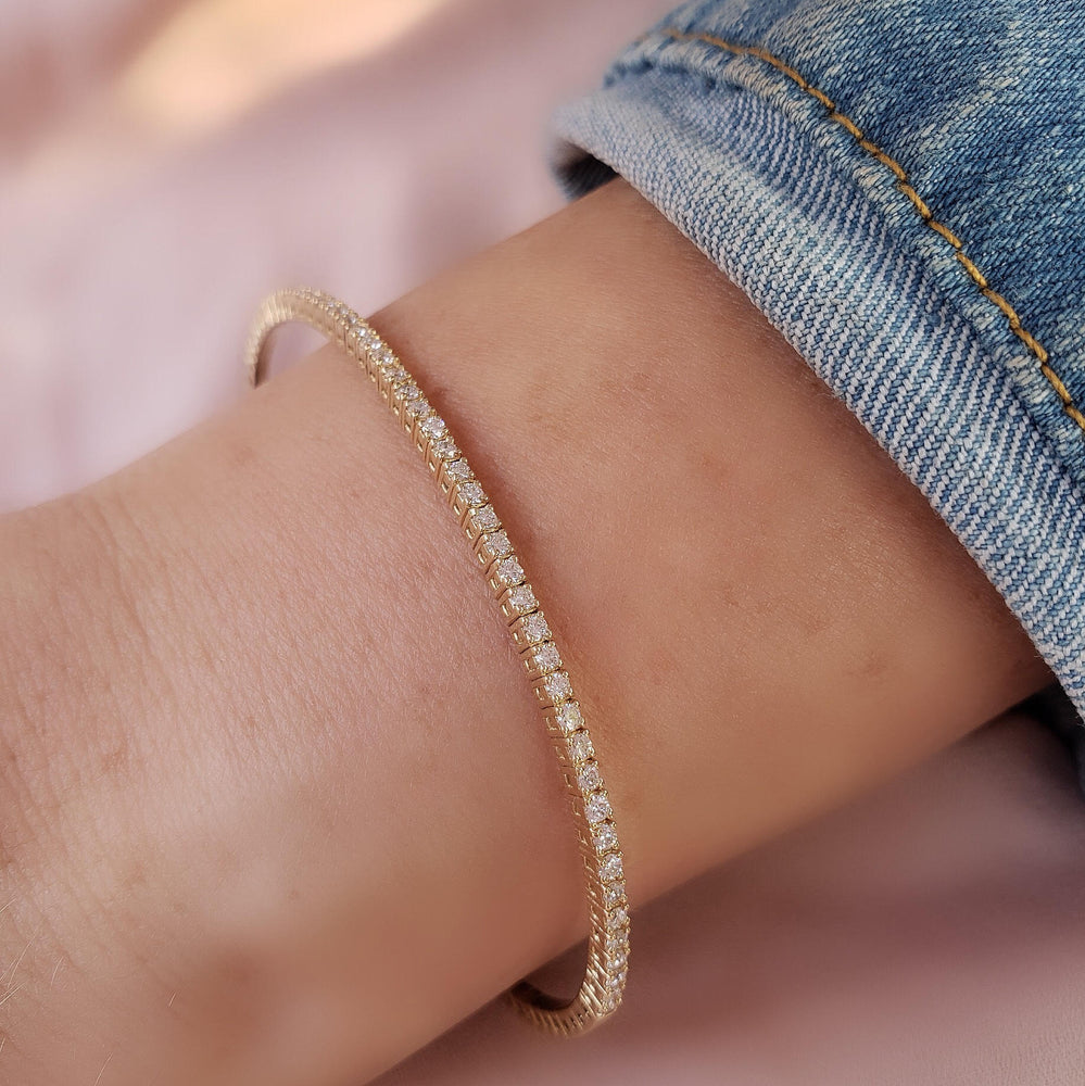 Diamond Bangle Bracelet