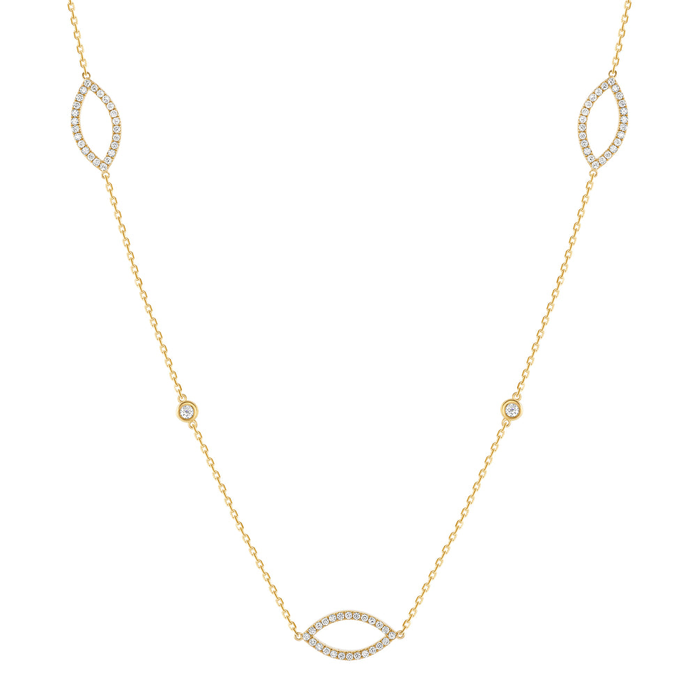Marquise Diamond Necklace