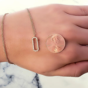 open bar diamond necklace