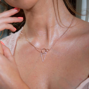 Interlock Circle Necklace