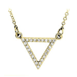 Triangle Diamond Necklace