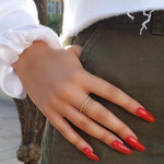 White Gold Olympic Ring 