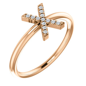 Initial Diamond Ring