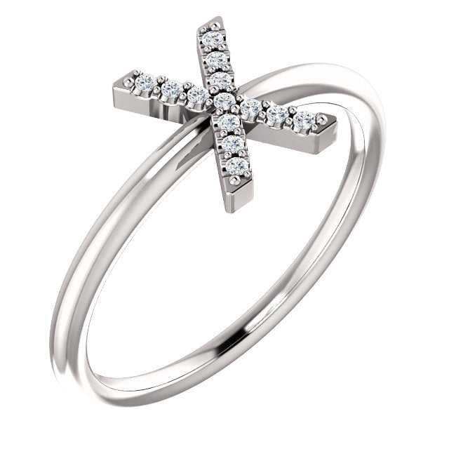 Initial Diamond Ring