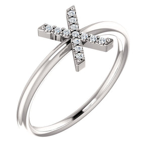Initial Diamond Ring